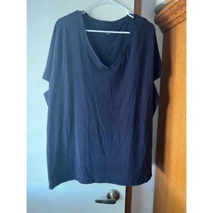 AVA&VIV Brand 4X Short Sleeved T-Shirt Dark Blue